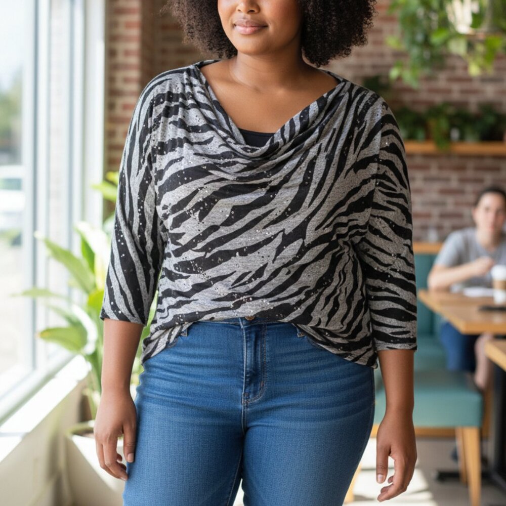 Elementz Zebra Top